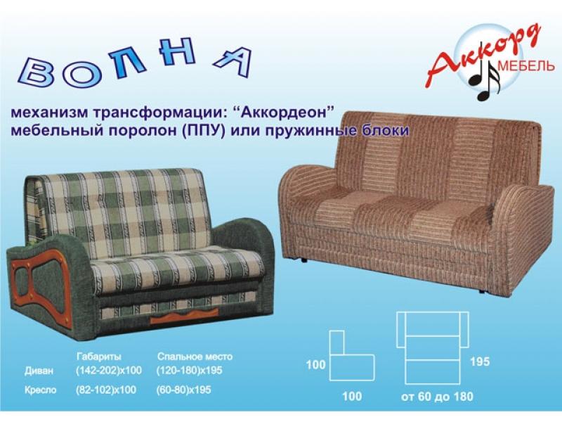 диван волна аккордеон в Таганроге