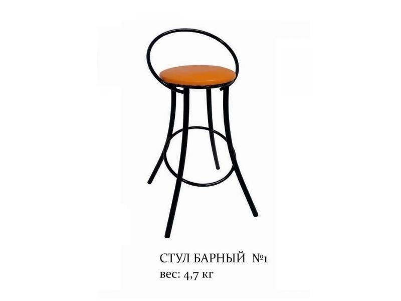 стул барный №1 с окрашенным металлокаркасом в Таганроге