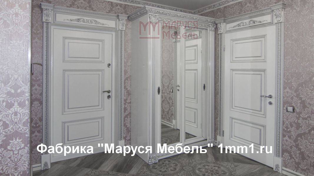 резная белая прихожая в Таганроге