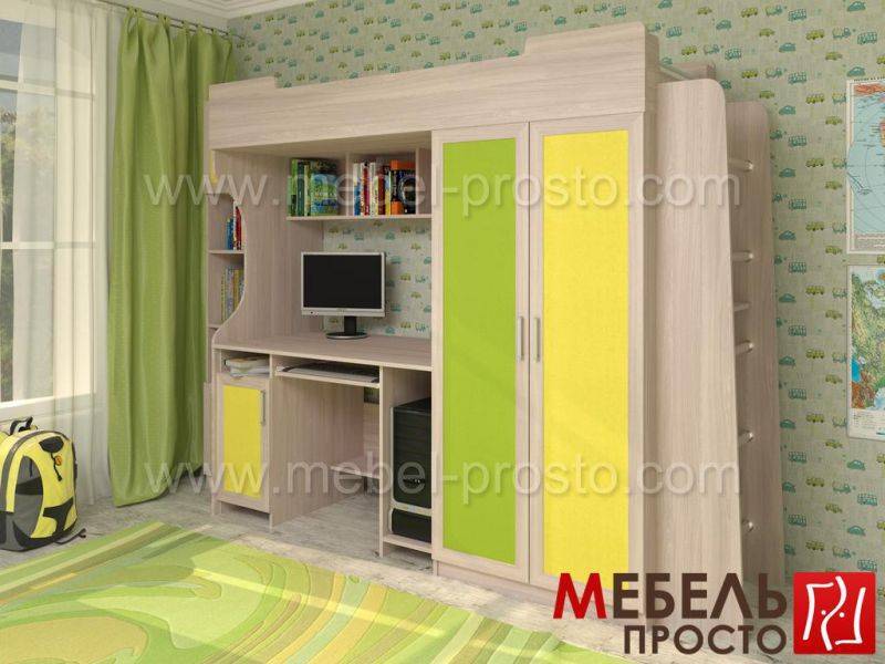 детская кровать-чердак карлсон модульный в Таганроге