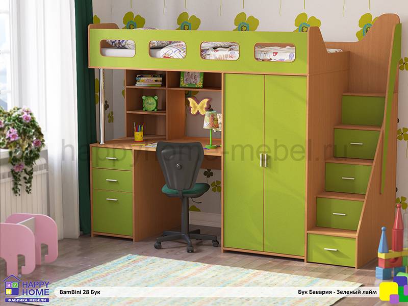 кровать-чердак bambini 28 в Таганроге