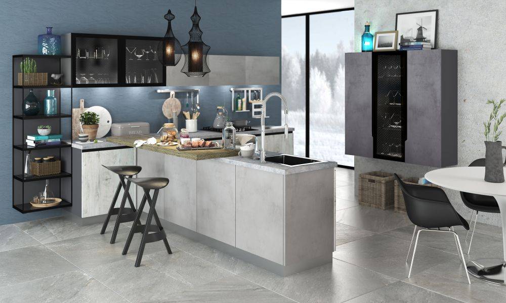 стильная кухня loft в Таганроге
