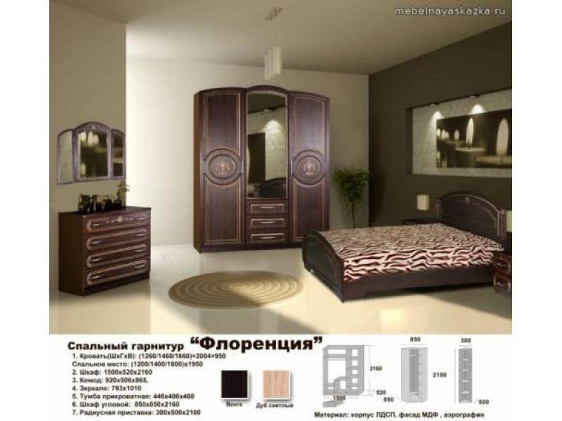 спальный гарнитур флоренция в Таганроге