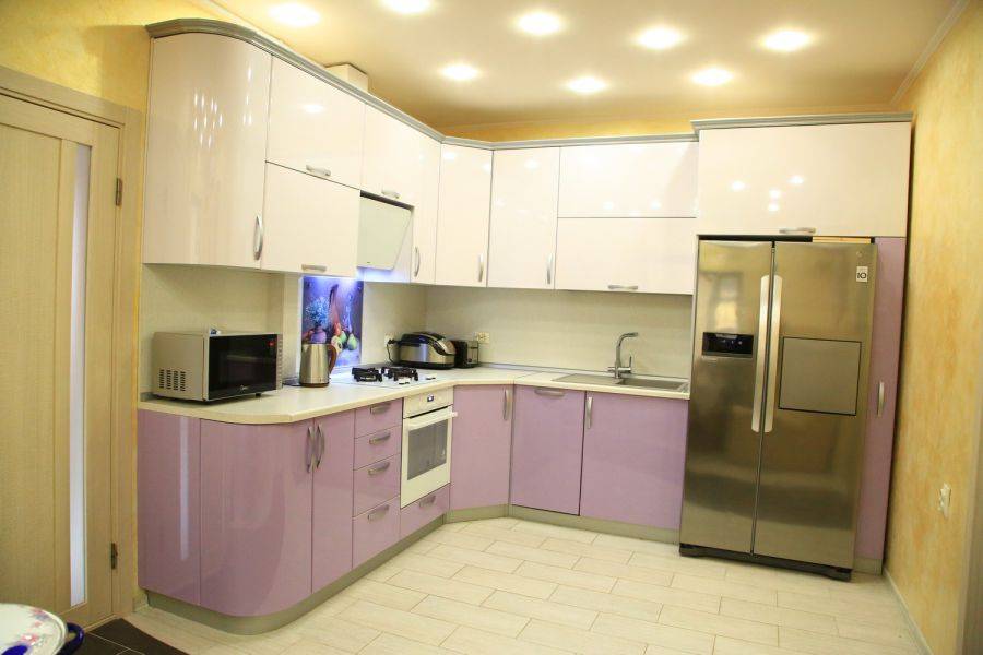угловая радиусная кухня в Таганроге