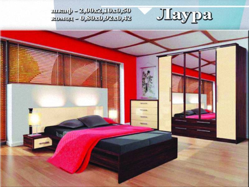 спальный гарнитур «лаура» в Таганроге