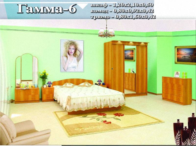 спальный гарнитур «гамма 6» в Таганроге