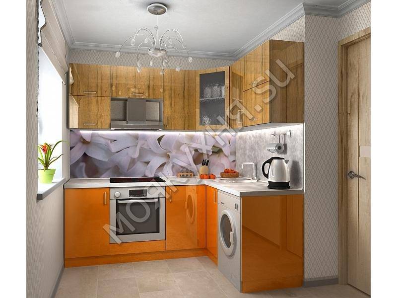 яркая угловая кухня в Таганроге