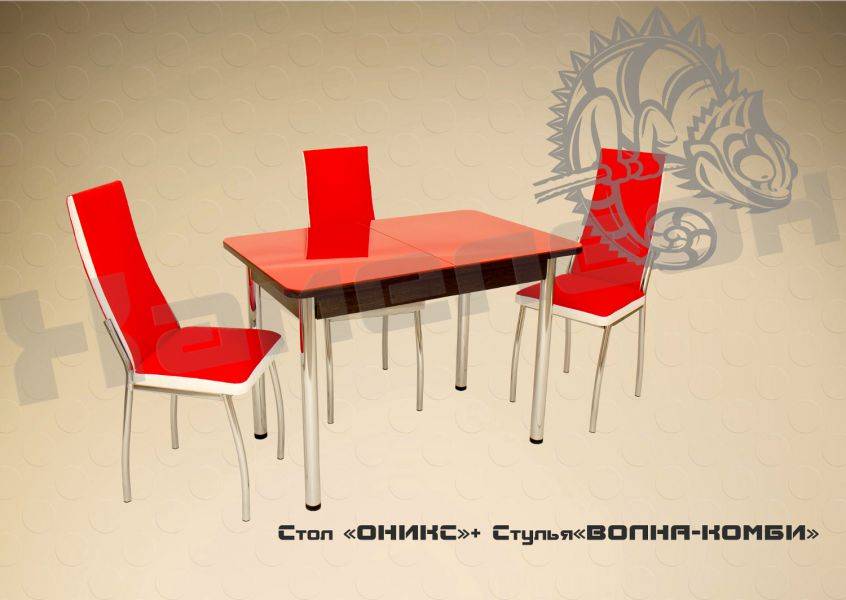 стол оникс + стул волна-комби в Таганроге