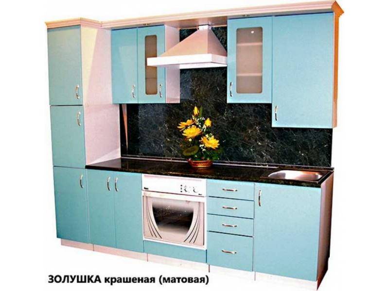 кухня золушка крашеная матовая в Таганроге