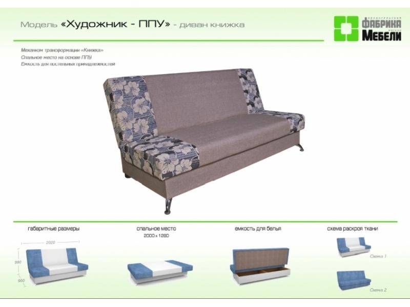прямой диван художник ппу в Таганроге