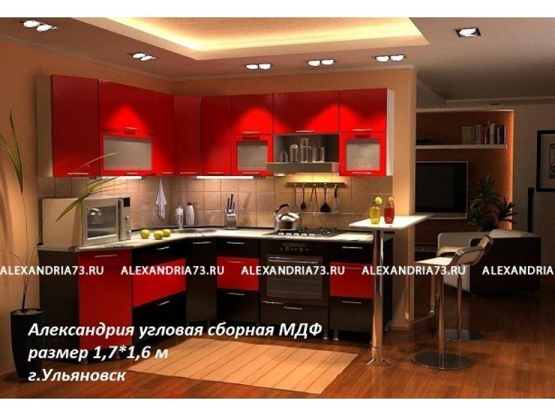 кухонный гарнитур александрия плюс угловая сборная в Таганроге