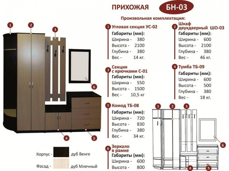 прихожая бн-03 в Таганроге