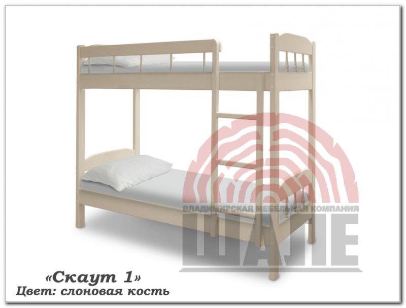 детская двухъярусная кровать скаут 1 в Таганроге