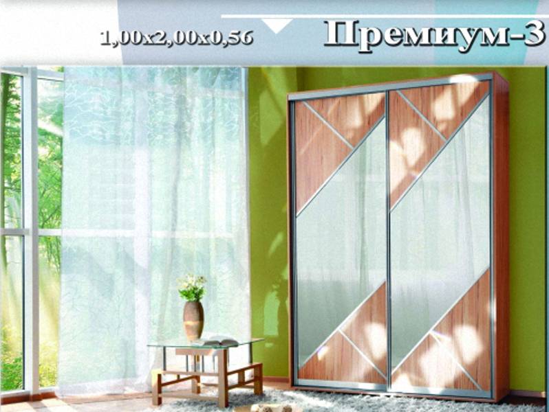 шкаф-купе «премиум 3» в Таганроге