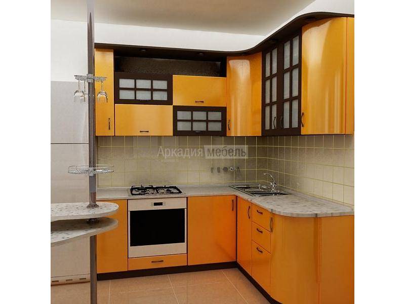 оранжевая кухня арт-модерн 3 в Таганроге