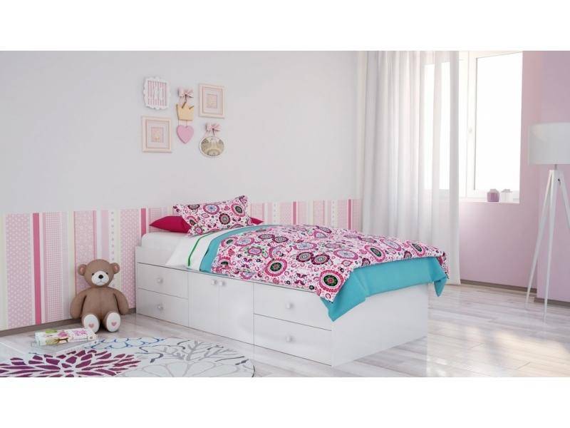 кровать белая polini simple в Таганроге
