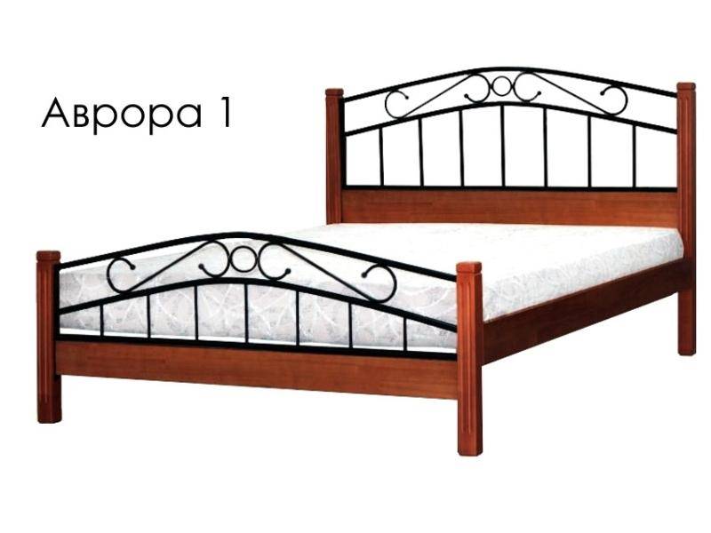 кровать аврора 1 с элементами ковки в Таганроге