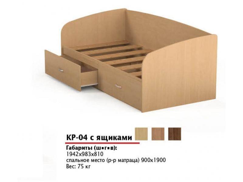 кровать кр 04 с ящиками в Таганроге