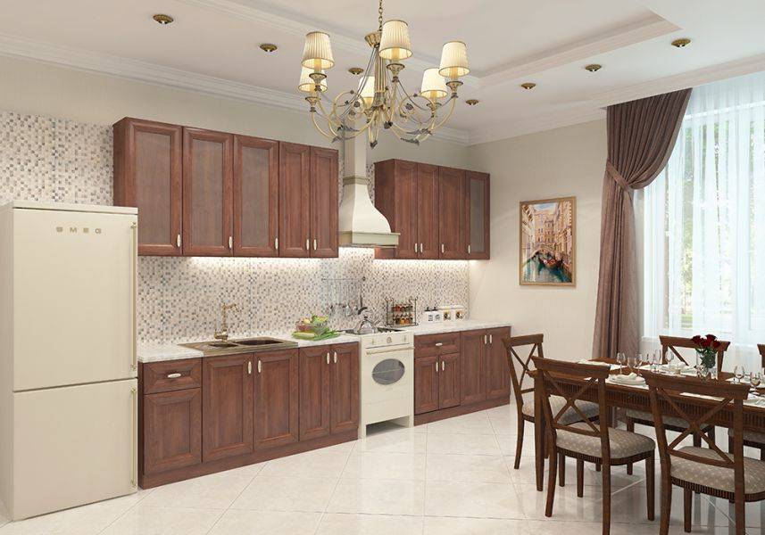 кухонная мебель eva gold virginia итальянский орех в Таганроге