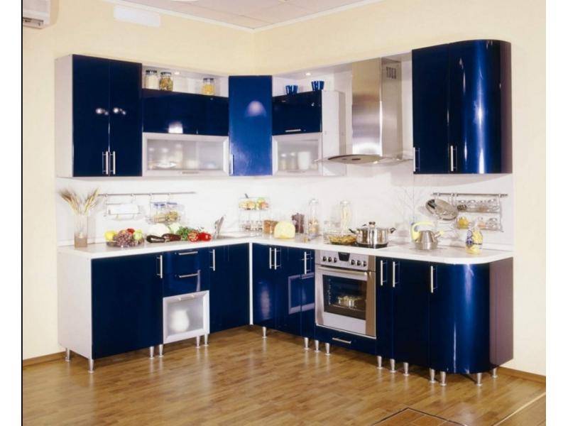 глянцевая угловая кухня в Таганроге