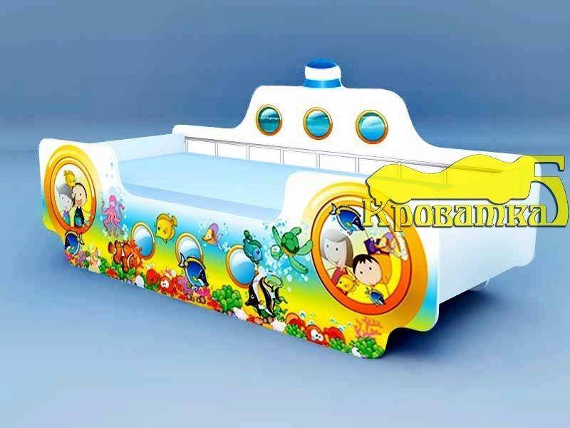 яркая кровать кораблик субмарина в Таганроге