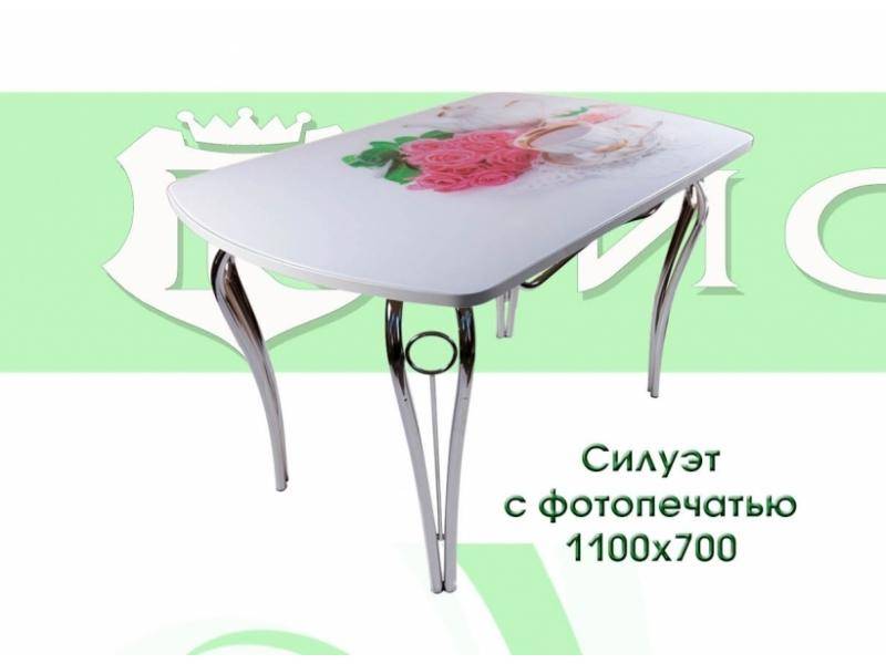 стол обеденный силуэт с фотопечатью в Таганроге