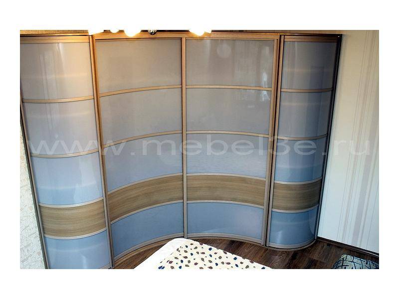 встроенный радиусный шкаф-купе 2560х2560 в Таганроге