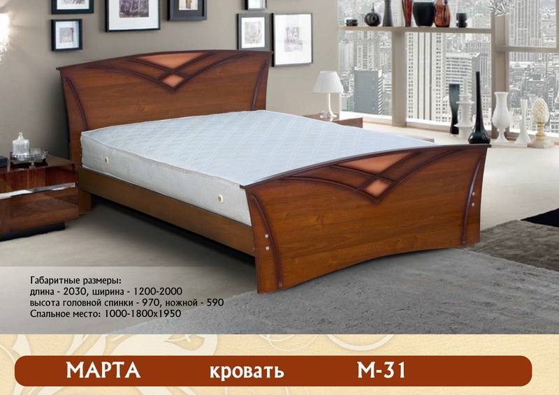 кровать «марта м-31» в Таганроге
