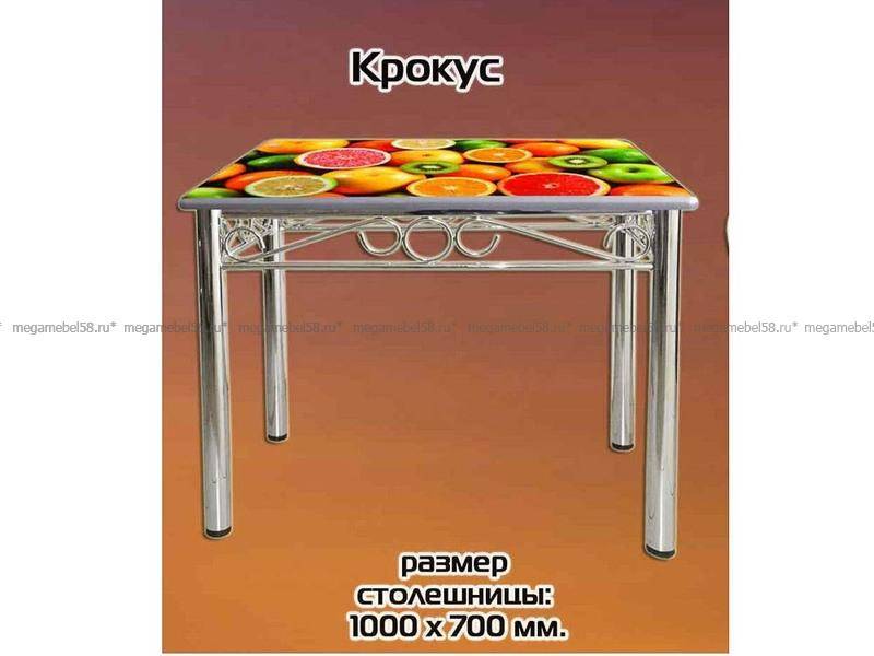 стол с фотопечатью крокус в Таганроге