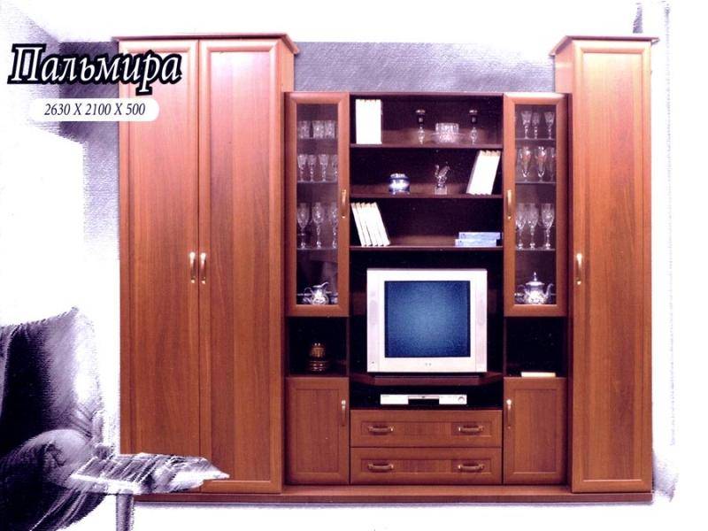 гостиная стенка пальмира 2+1 в Таганроге