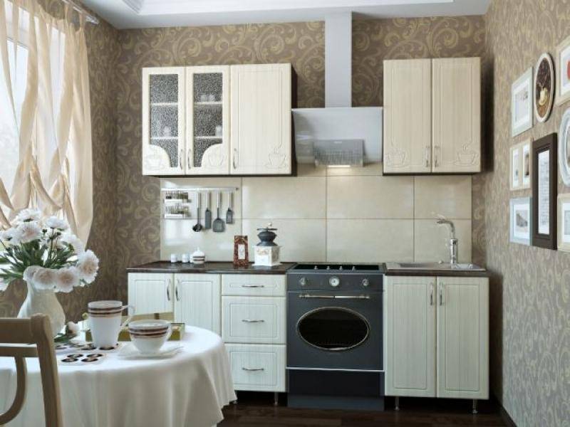 кухонный гарнитур прямой кофе в Таганроге