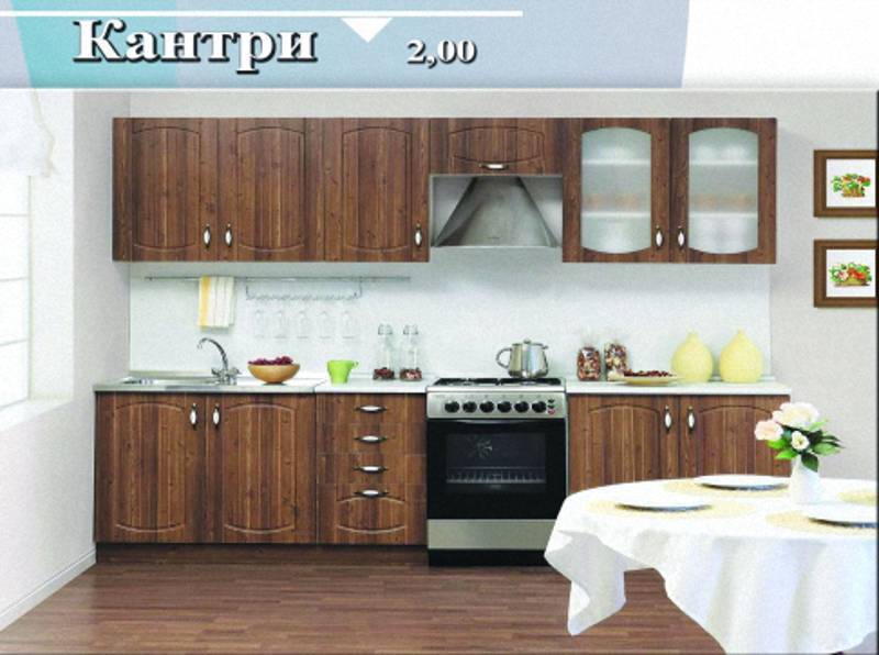кухня прямая «кантри» в Таганроге