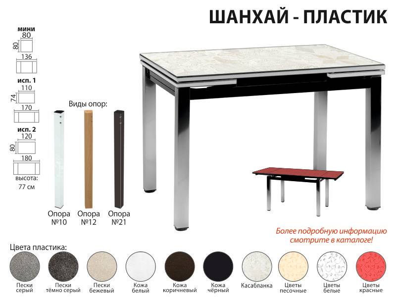 стол обеденный шанхай пластик в Таганроге