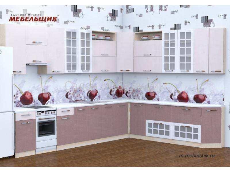 кухонныый гарнитур с пластиковыми фасадами в Таганроге