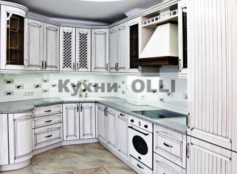 кухня мдф в пленке пвх с патиной в Таганроге