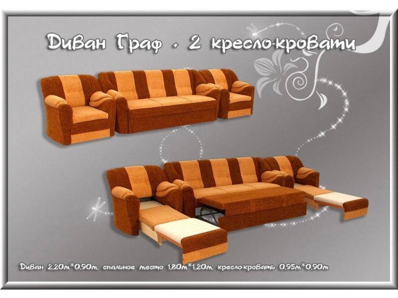 диван прямой граф в Таганроге
