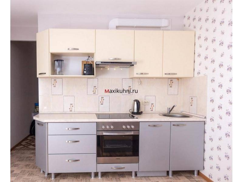 маленькая прямая кухня в Таганроге