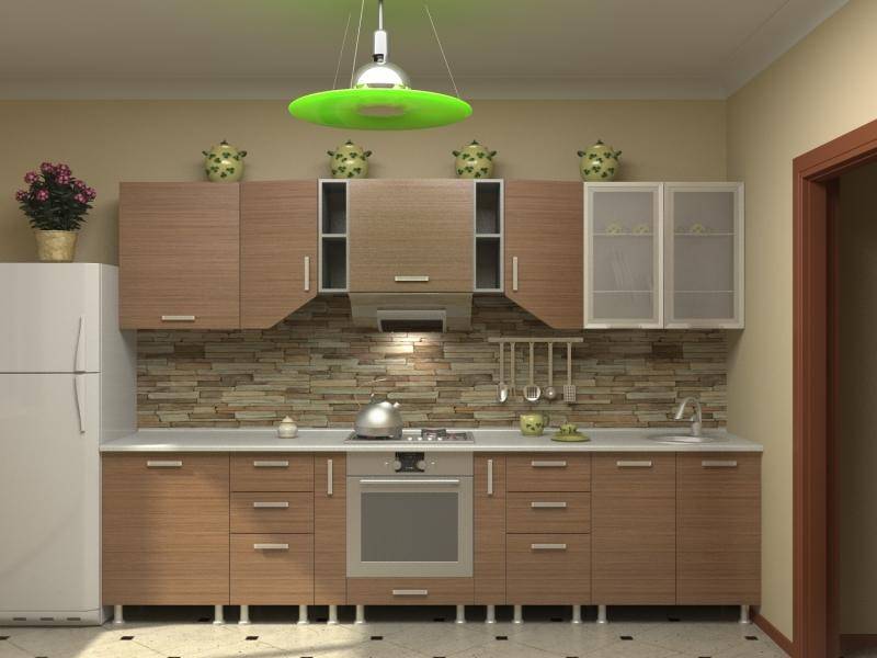 кухня прямая азалия комплектация 9 в Таганроге