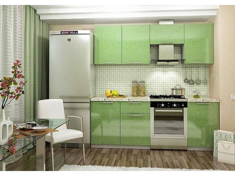 небольшая прямая кухня в Таганроге