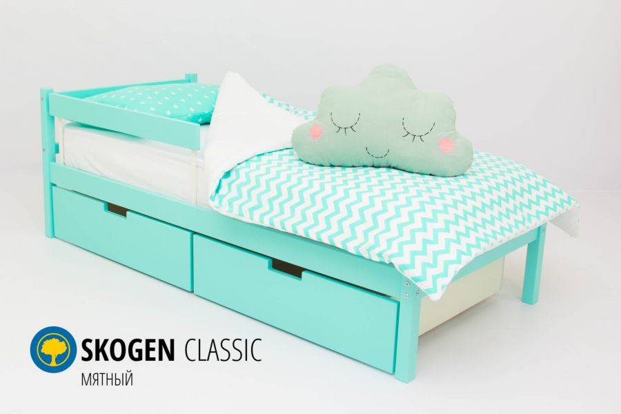 детская кровать skogen classic мятный в Таганроге