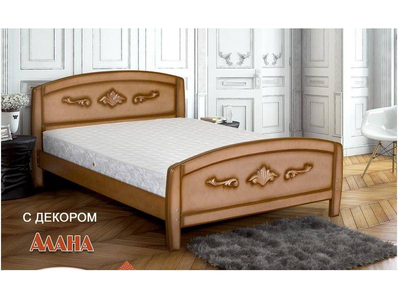 двуспальная кровать алана с декором в Таганроге