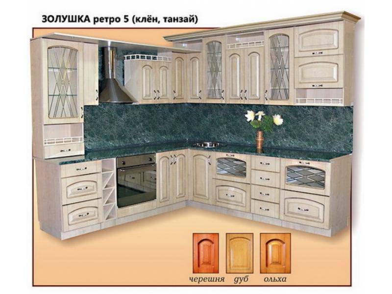 кухня угловая золушка ретро 5 в Таганроге