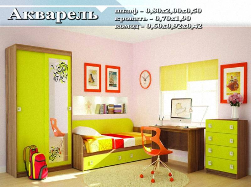 детский гарнитур «акварель» в Таганроге