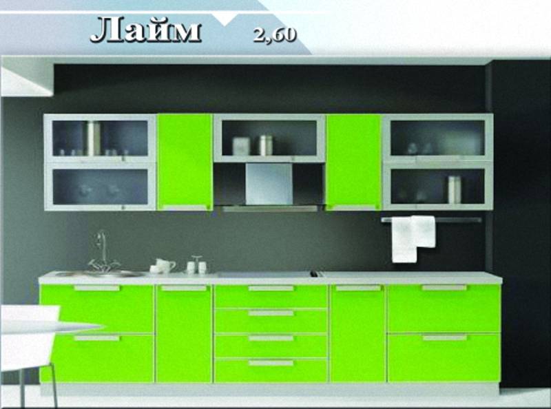 кухонный гарнитур «лайм» в Таганроге