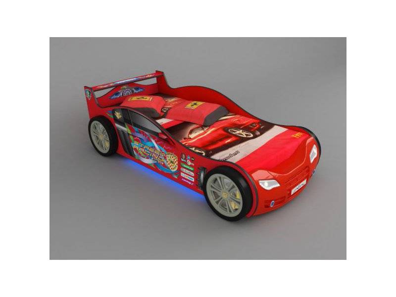 кровать машина rх800 night light red (190*90) в Таганроге