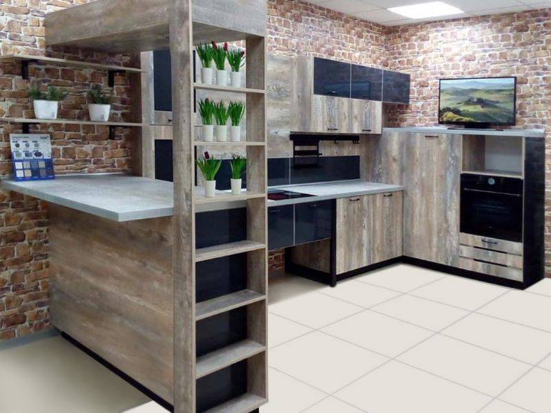 кухня в стиле лофт в Таганроге