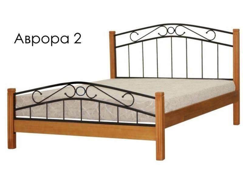 кровать аврора 2 с элементами ковки в Таганроге