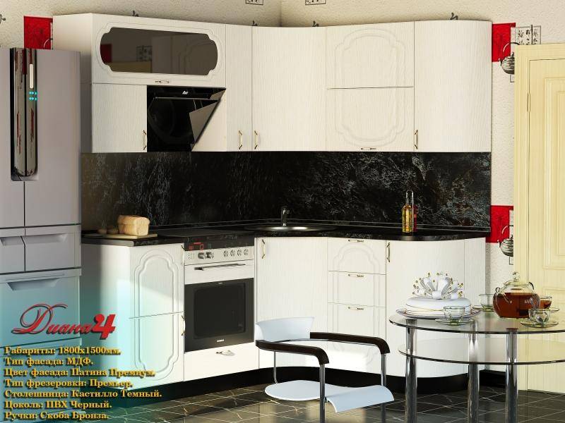 угловая кухня диана 4 в Таганроге