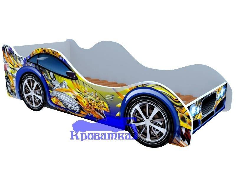 кровать для мальчика синий дракон в Таганроге