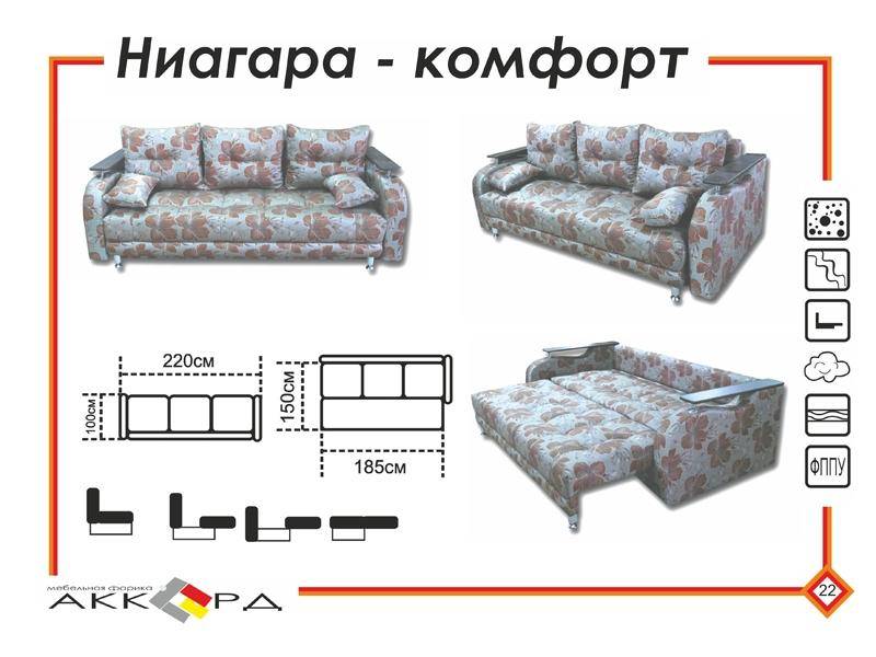 современный диван ниагара в Таганроге